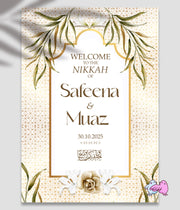 Botanical Welcome Board