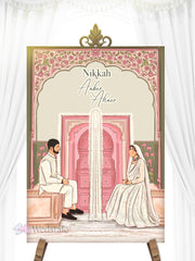 NikahSafar Welcome Board