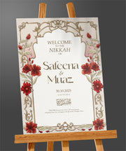 Eden Welcome Board Red