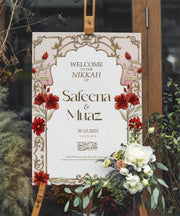 Eden Welcome Board Red