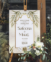 Botanical Welcome Board