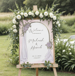 Elara Welcome Board Lilac