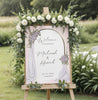 Elara Welcome Board Lilac